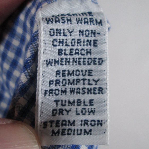 Ralph Lauren Blake 100% Two-Ply Cotton Button Down Long Sleeve Shirt  Me… - Picture 5 of 5